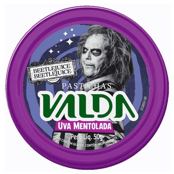 Valda Sabor Uva Mentolada 50g - Imagem 1